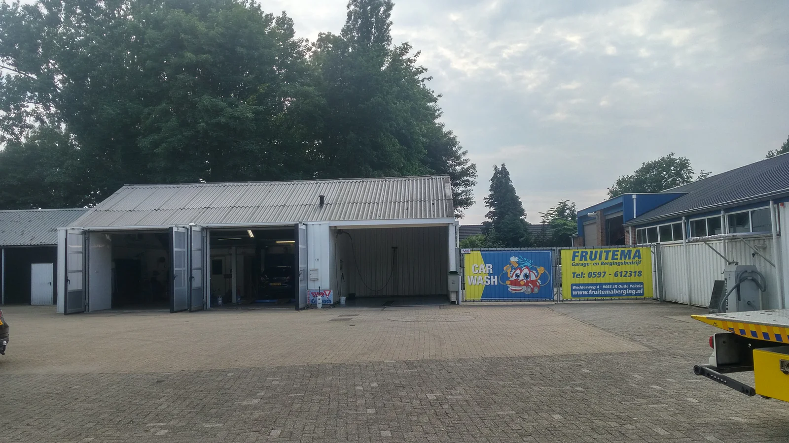 Fruitema Autowasplaats Oude Pekela, wasbox in Oude Pekela