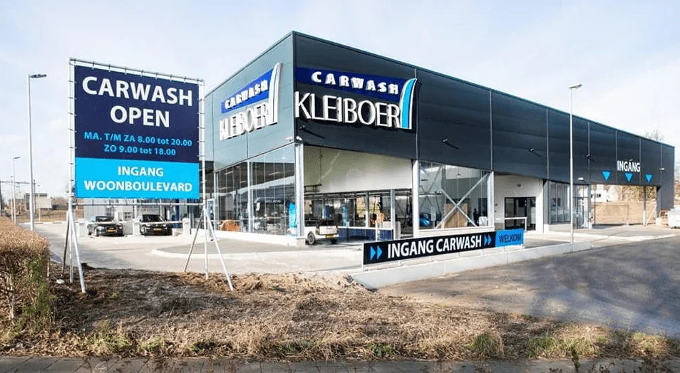 Kleiboer Woonboulevard kort na de opening, februari 2019 – Carwash Kleiboer Woonboulevard, Apeldoorn