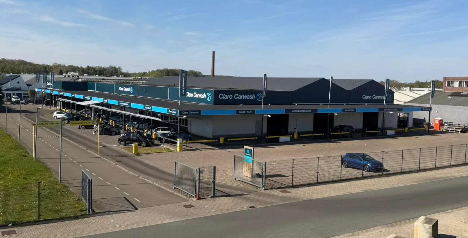 Claro Carwash Maastricht, wasstraat en wasbox in Maastricht