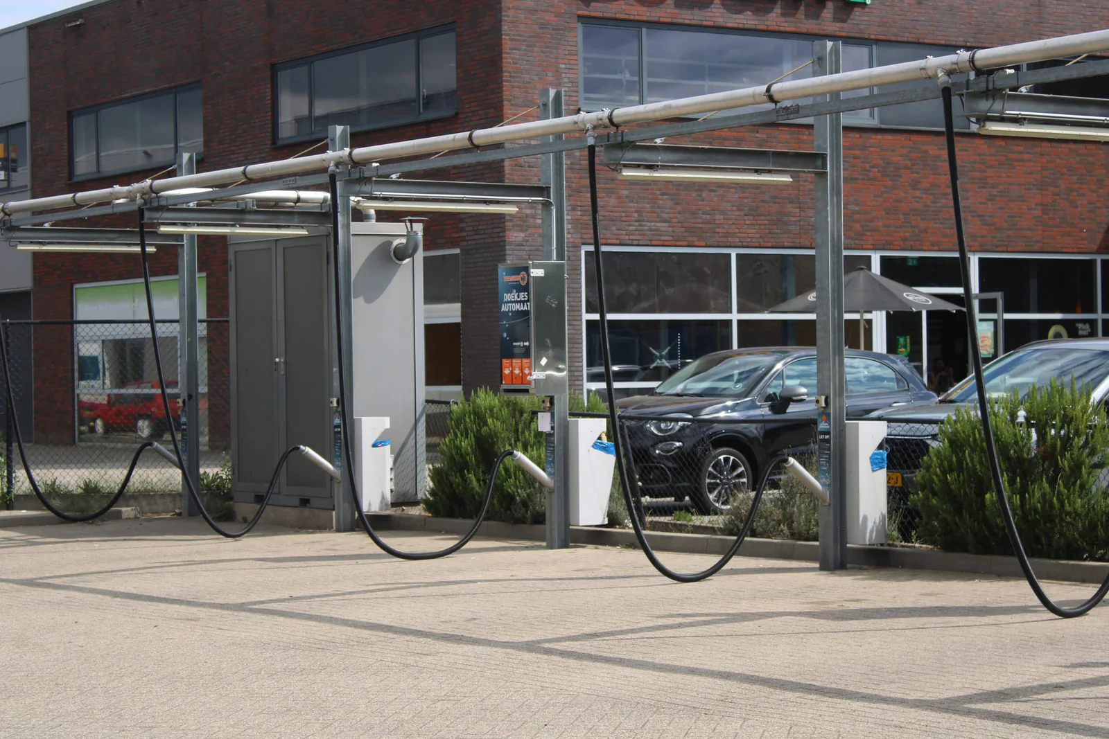 Stofzuigplaatsen op het terrein van Washin7 Cuijk