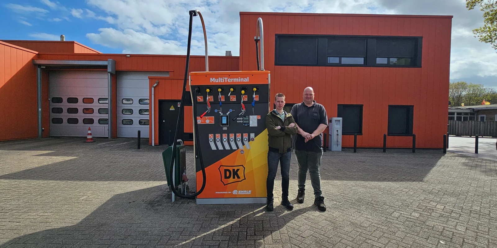 DK Tankstop Oss, wasstraat in Oss
