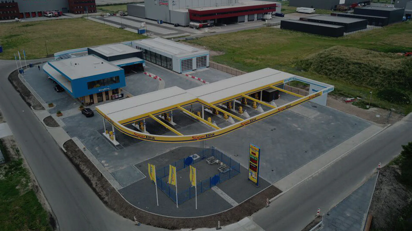 BP Bunschoten, wasstraat in Bunschoten