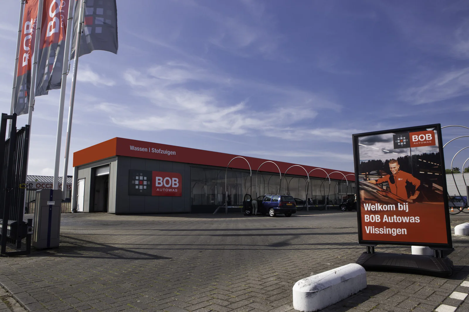 Bob Autowas Vlissingen, wasstraat in Vlissingen