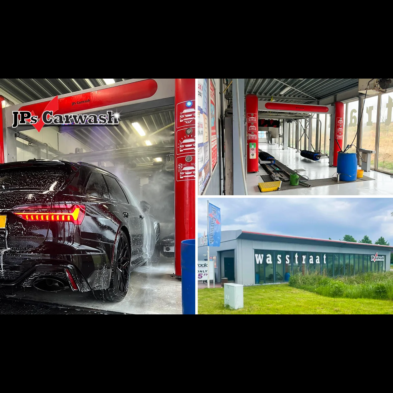 JP's Carwash, wasstraat en wasbox in Groningen