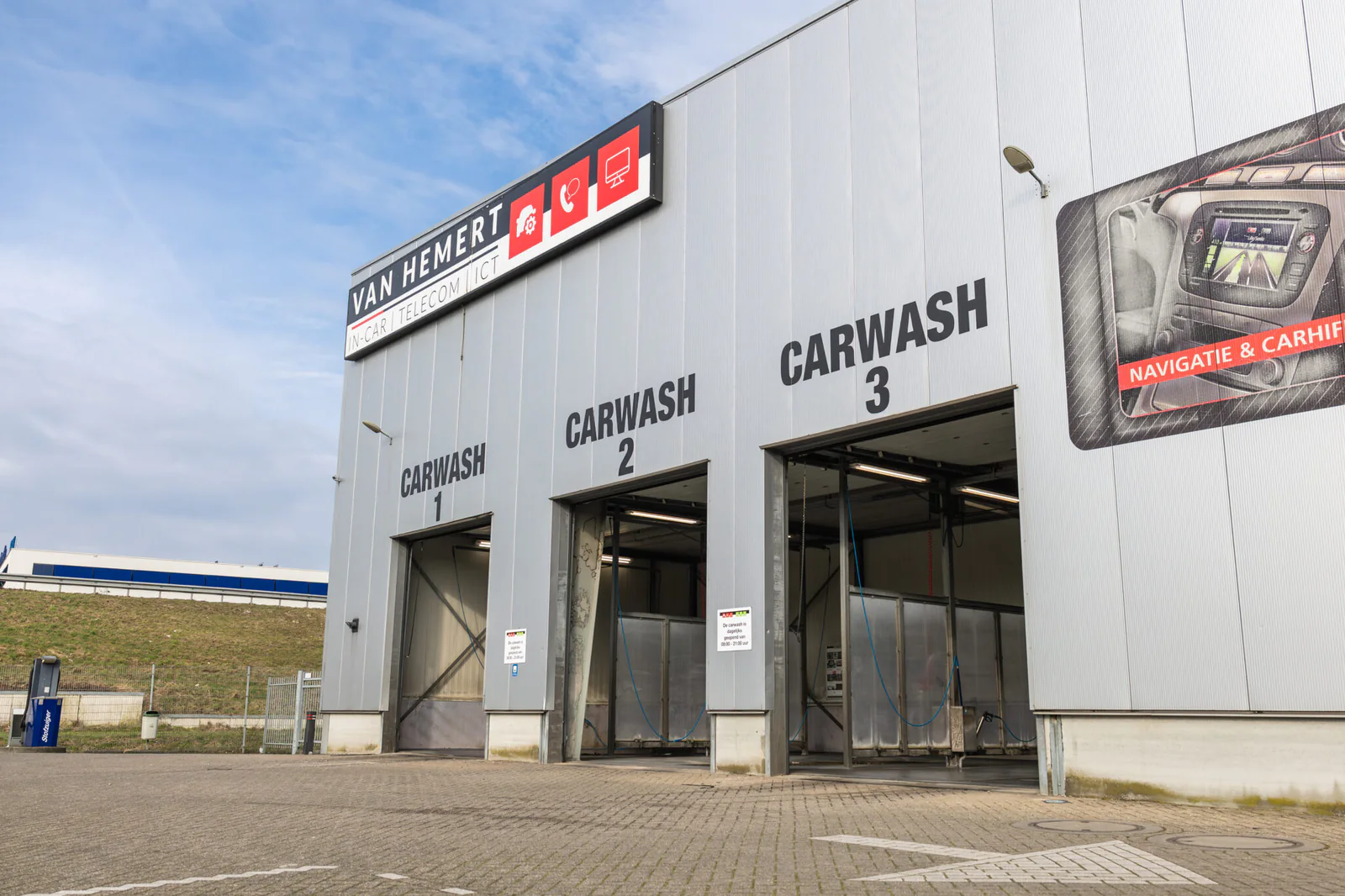 Van Hemert Carwash Zaltbommel, wasbox in Zaltbommel