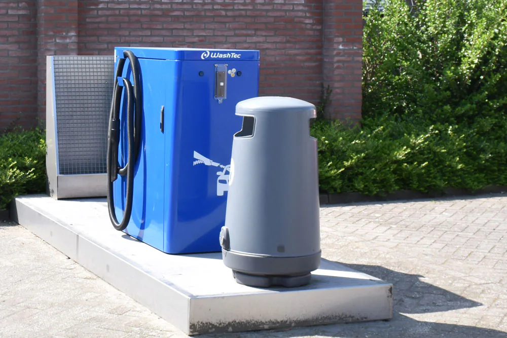 Shell Oztank, wasstraat en wasbox in Maastricht