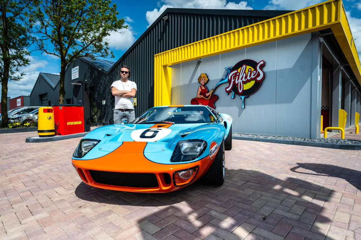 Fifties Carwash Assen, wasbox in Assen