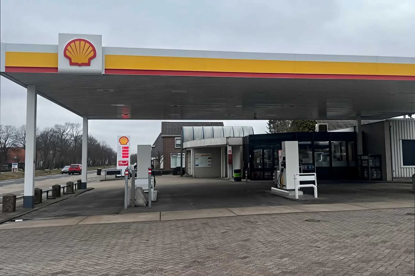 Shell Westerbaan Smilde, wasbox in Smilde