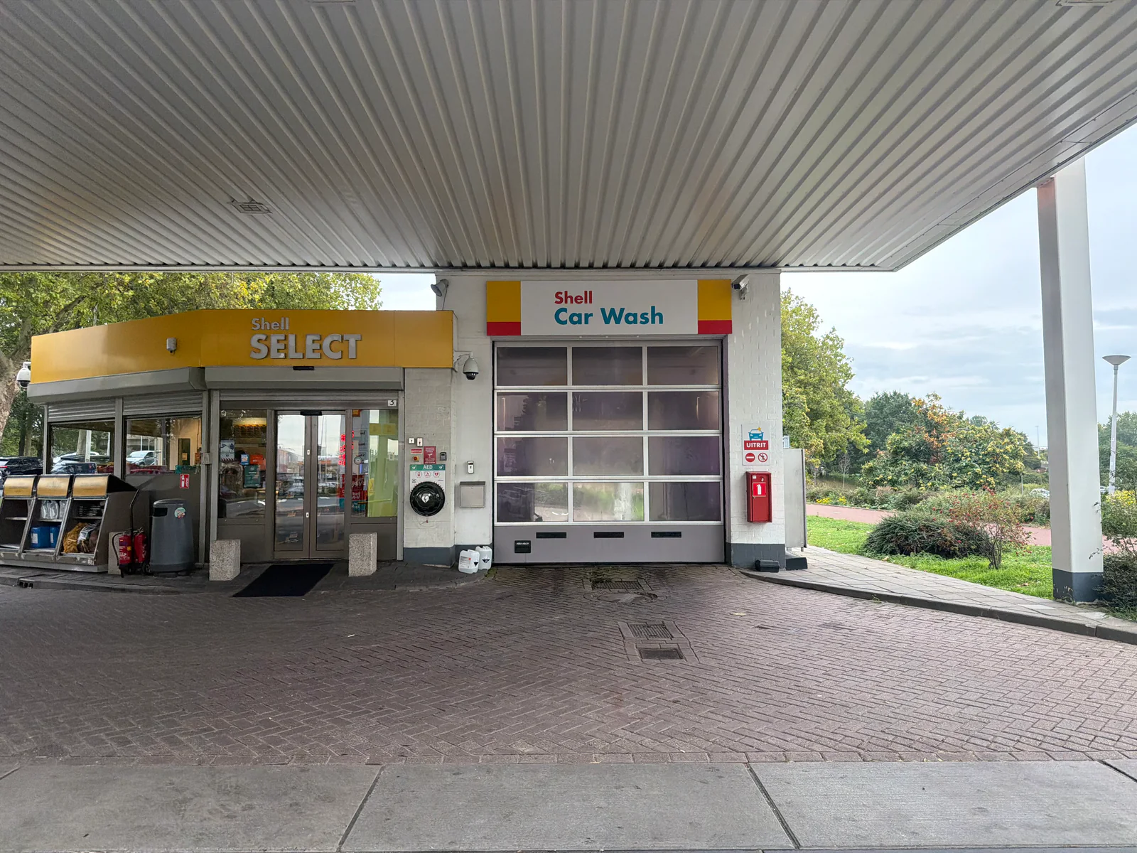 Shell Blijdorp, wasstraat in Rotterdam