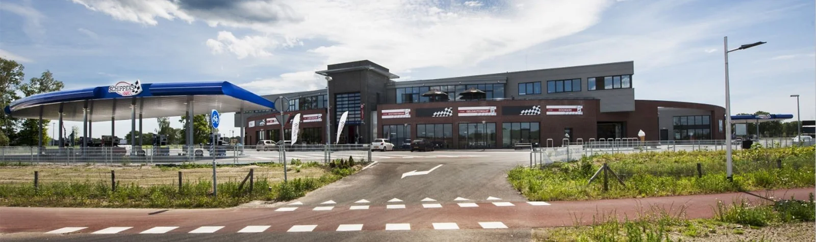 Overzicht van het terrein van SchippersStop – SchippersStop Carwash Veldhoven, Veldhoven