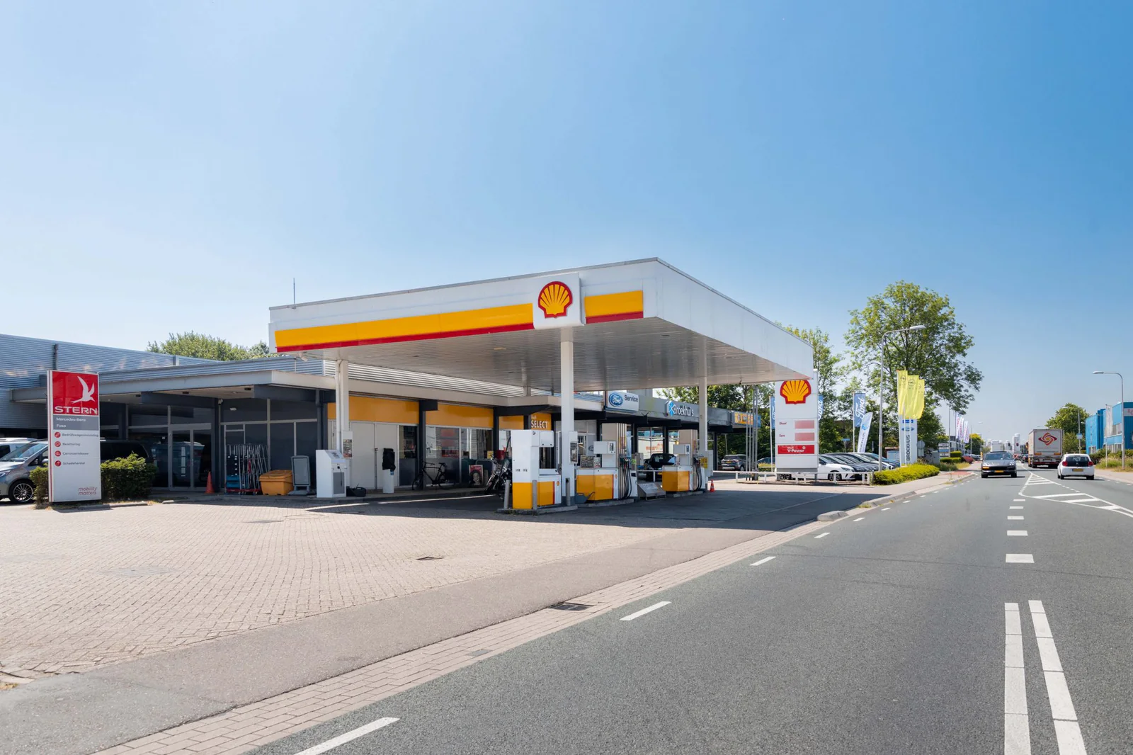 Shell Nijkerk, wasstraat in Nijkerk