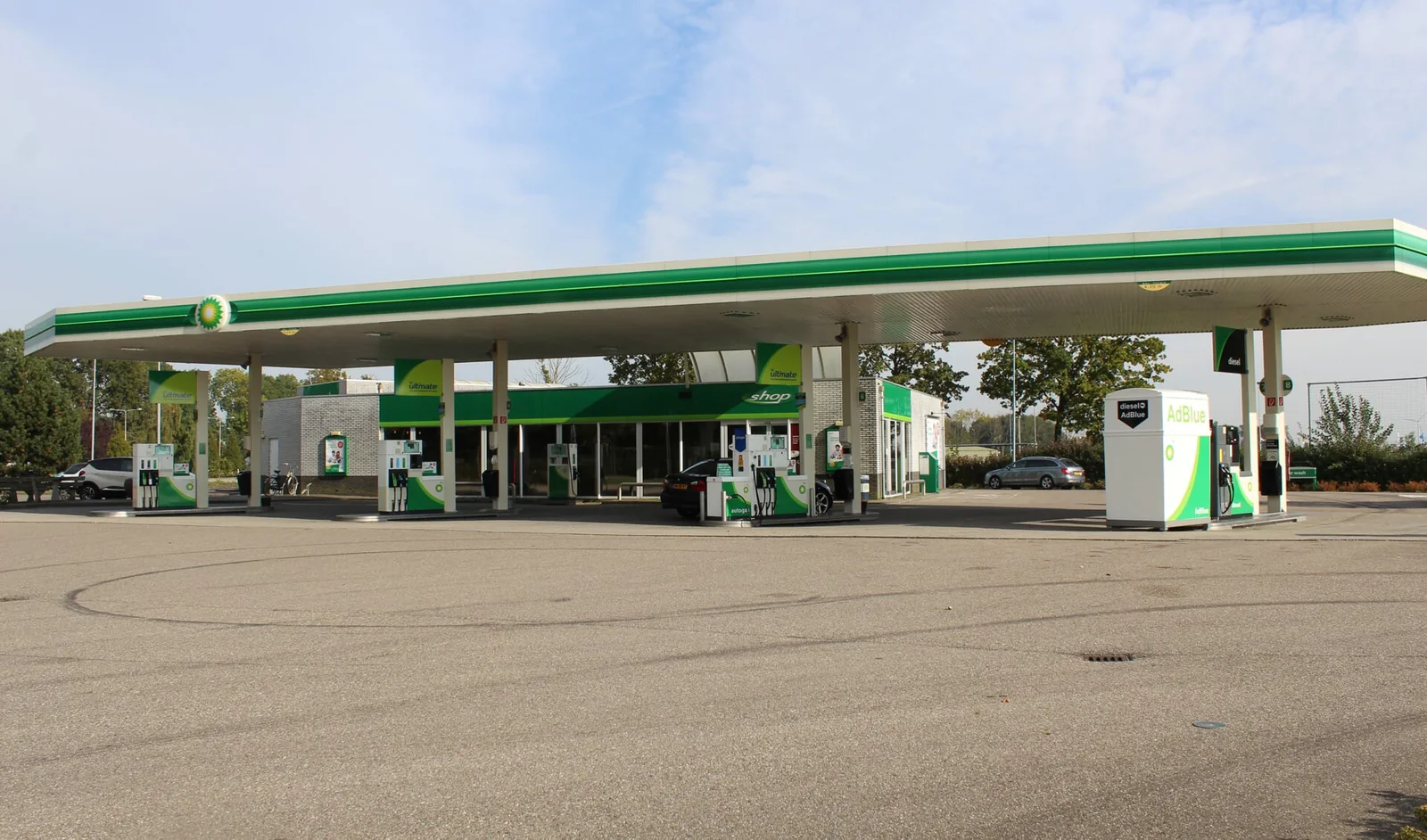 BP Dinteloord, wasstraat in Dinteloord