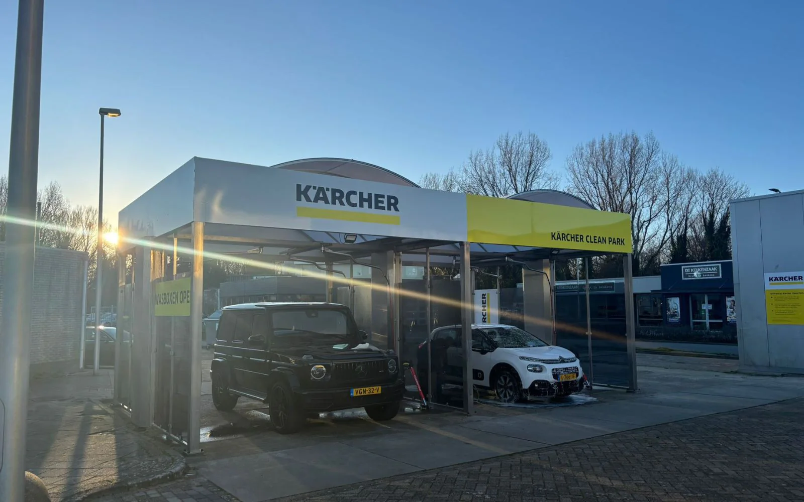 Wasboxen van Kärcher Clean Park Schagen – Kärcher Clean Park Schagen by Sato, Schagen
