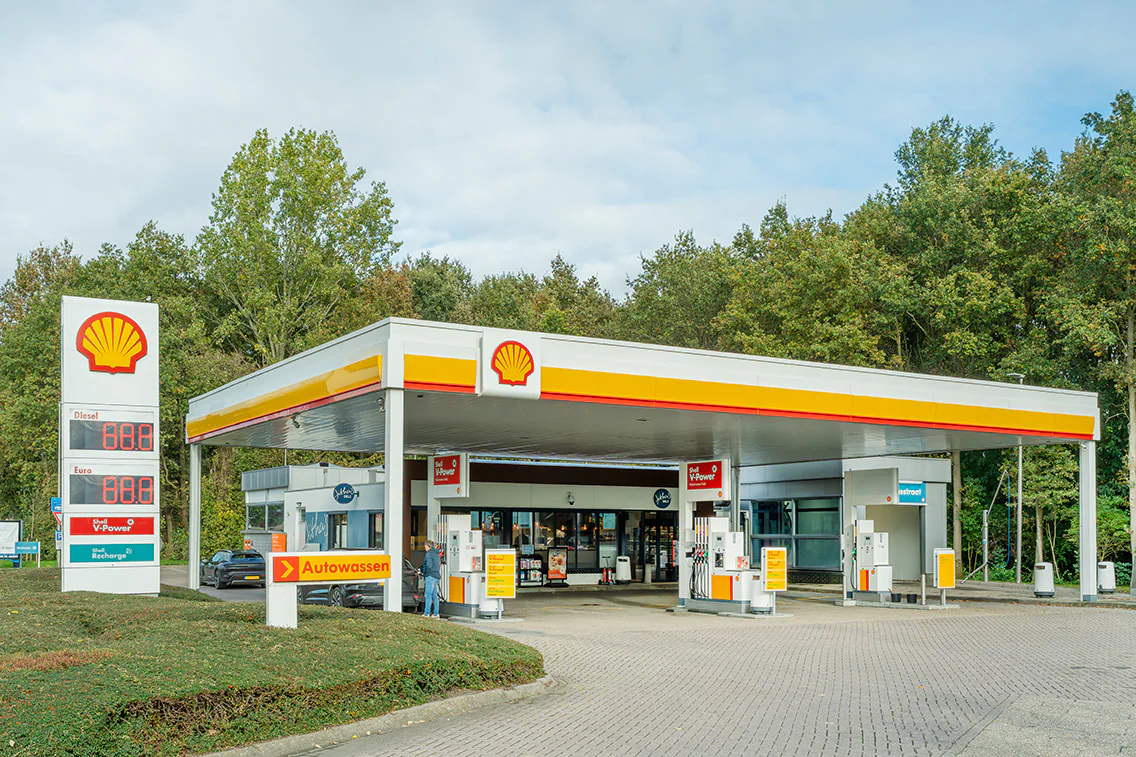 Shell Dronten, wasstraat en wasbox in Dronten