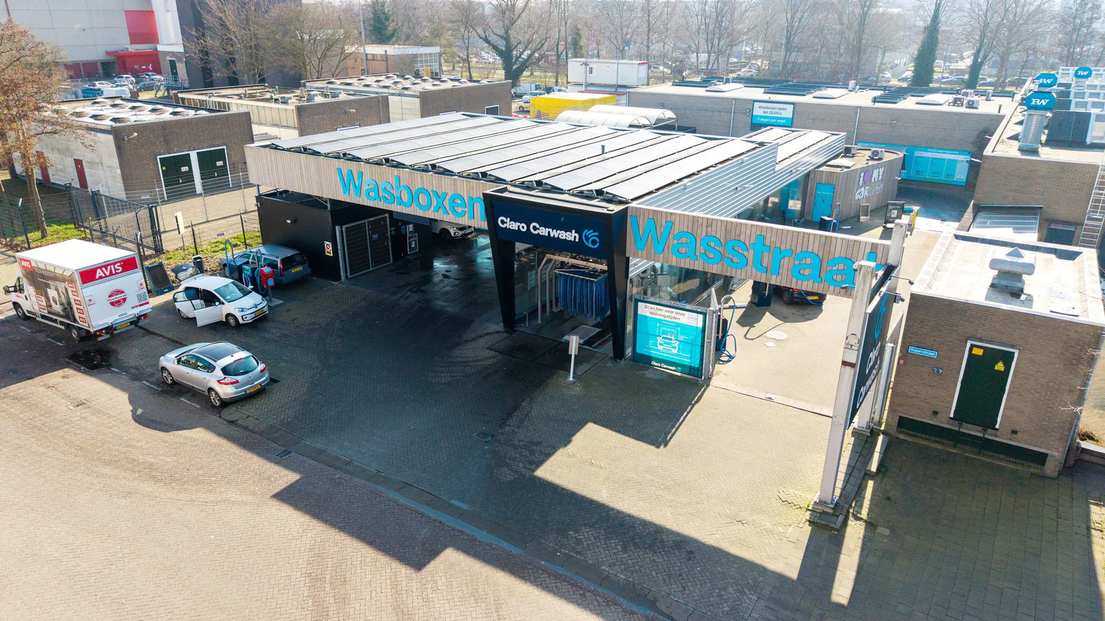 Claro Carwash Rotterdam, wasstraat en wasbox in Rotterdam