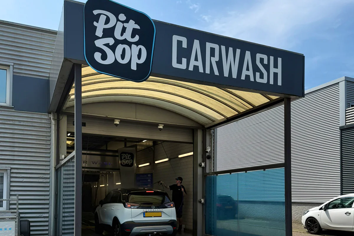 Pitsop, wasbox in Zoetermeer