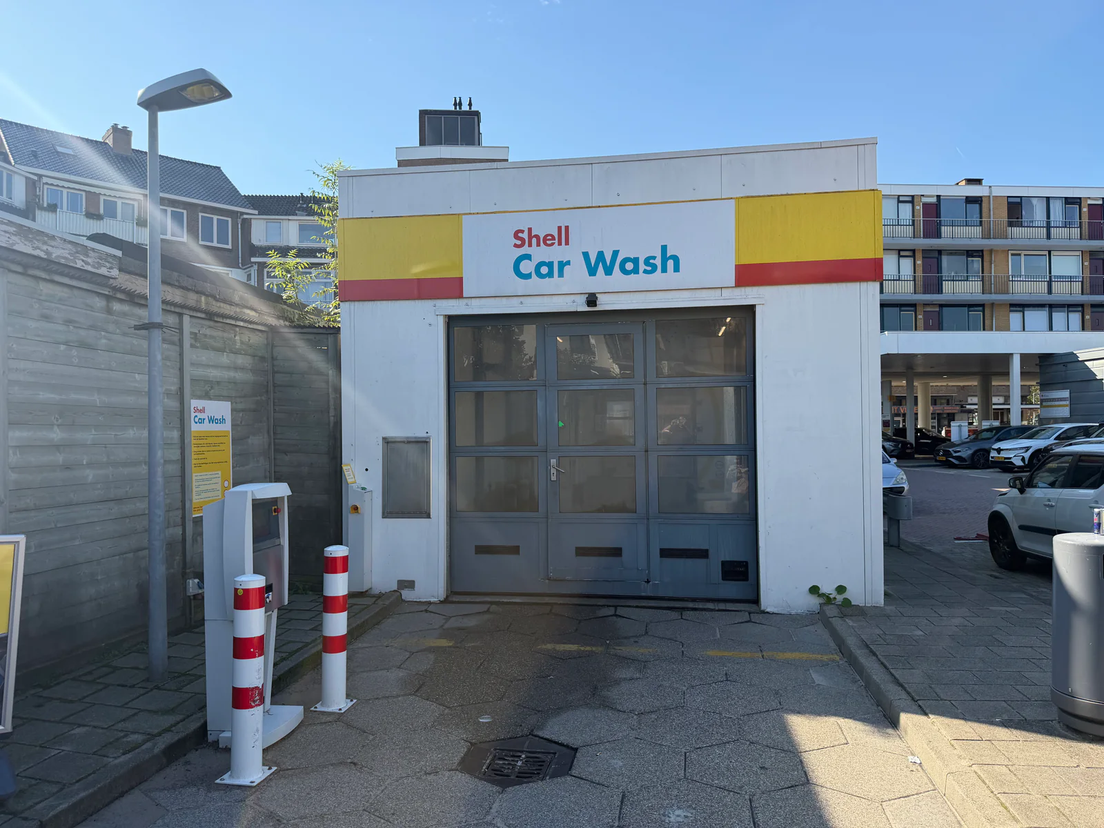 Shell Uitweg, wasstraat in Rotterdam