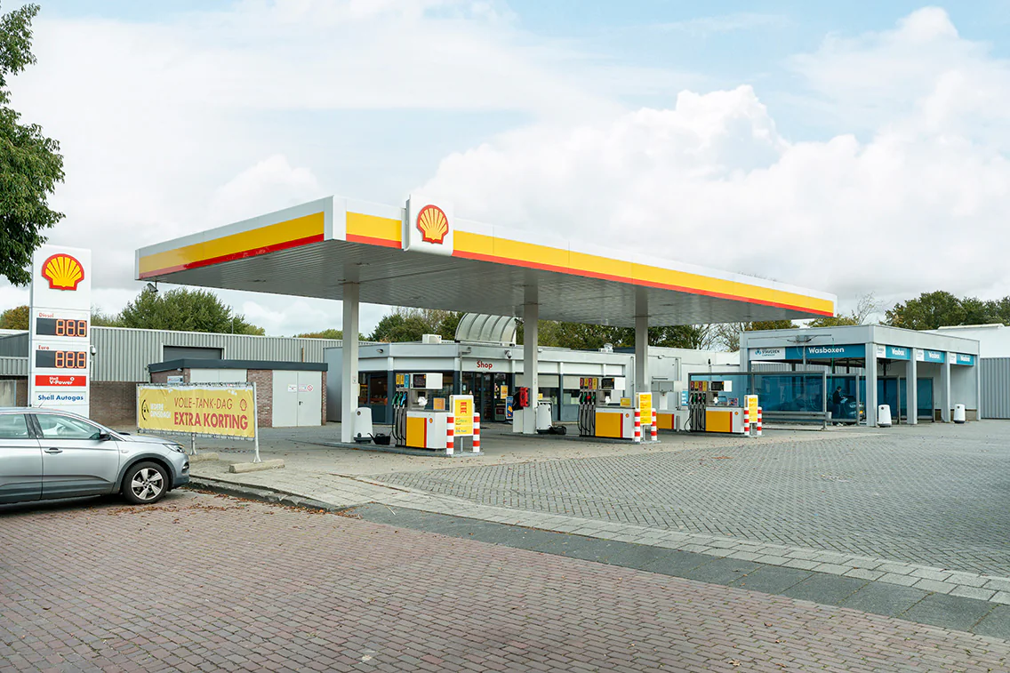 Shell Gildenhof, wasbox in Lelystad