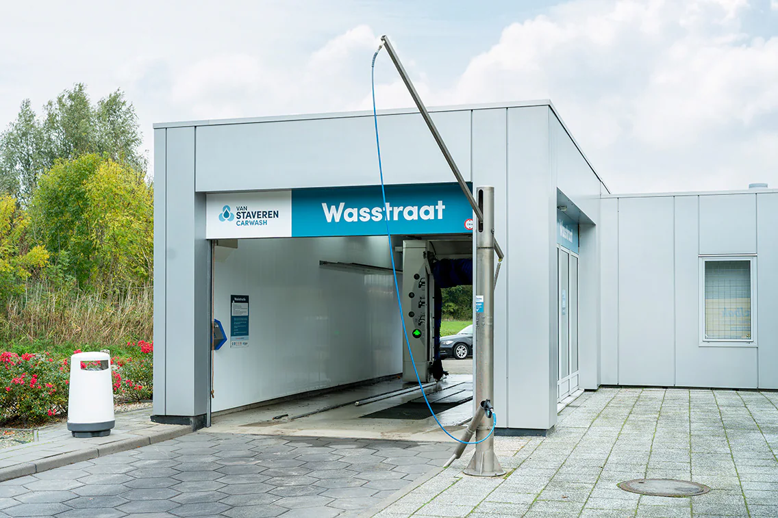 Ingang van de washal bij Hooiveld – Shell Hooiveld, Emmeloord